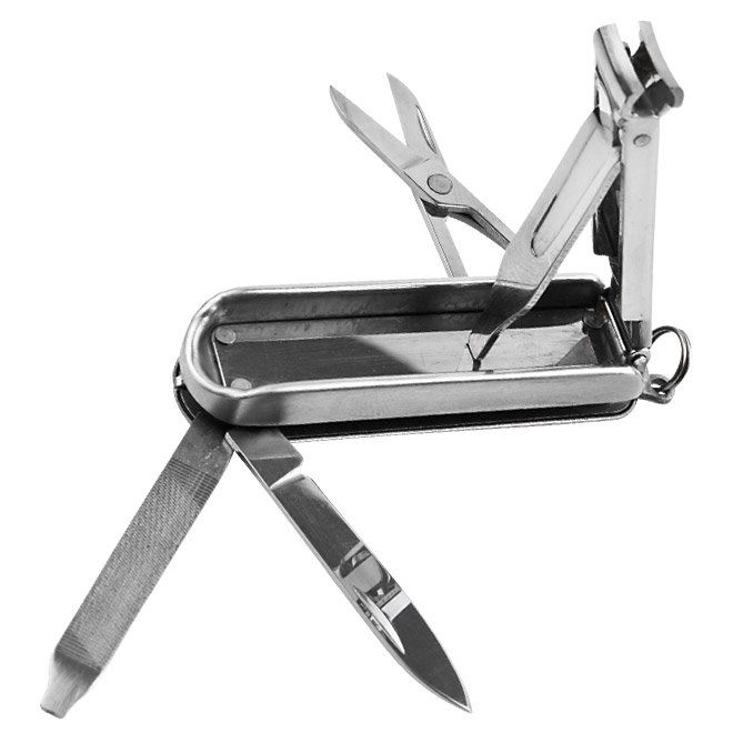 TRUE UTILITY NailClip Tırnak Makaslı Anahtarlık Çakı (TU 215) ne işe yarar