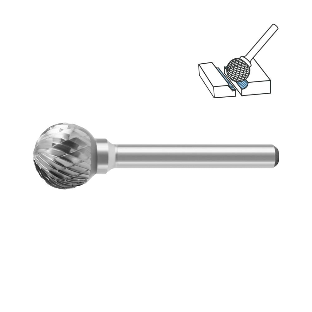 Tungsten Karbür Kalıpçı Freze D Formu 12x10 mm (Sap: 6mm) ne işe yarar