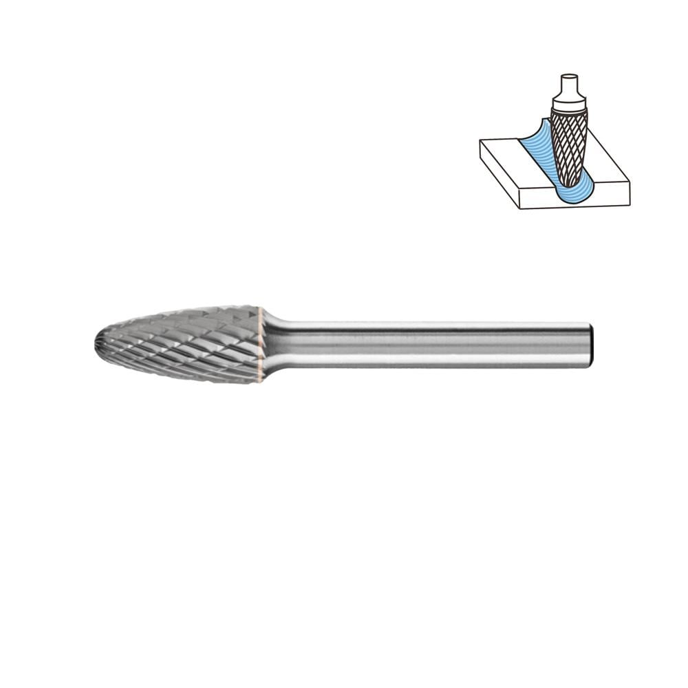 Tungsten Karbür Kalıpçı Freze F Formu 10x20 mm (Sap: 6mm) fiyatı