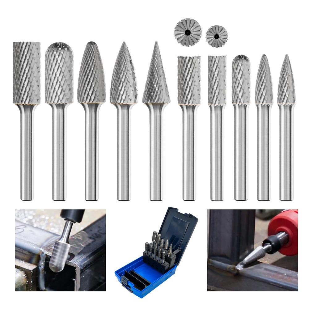 Tungsten Karbür Kalıpçı Freze Takımı (Sap: 6mm) 10 Parça fiyatı
