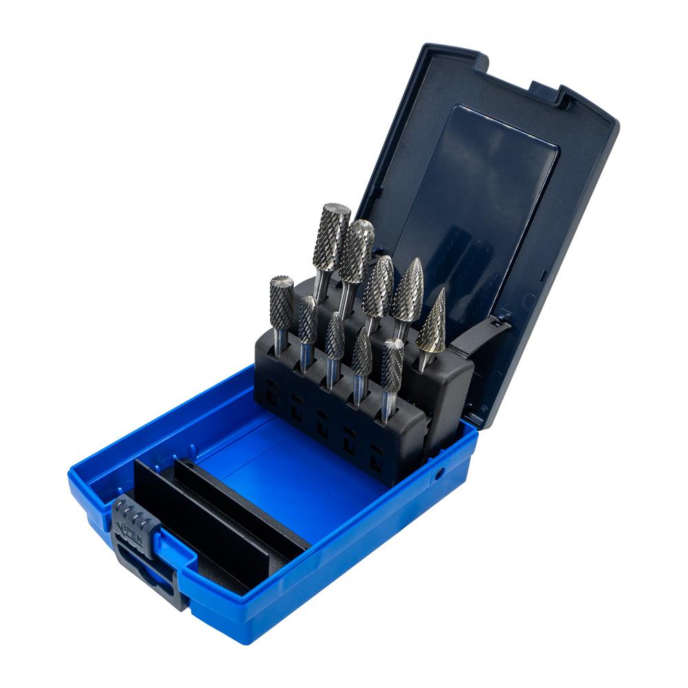 Tungsten Karbür Kalıpçı Freze Takımı (Sap: 6mm) 10 Parça nasıl kullanılır