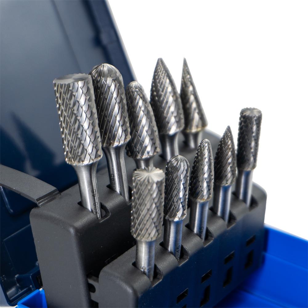 Tungsten Karbür Kalıpçı Freze Takımı (Sap: 6mm) 10 Parça ne işe yarar