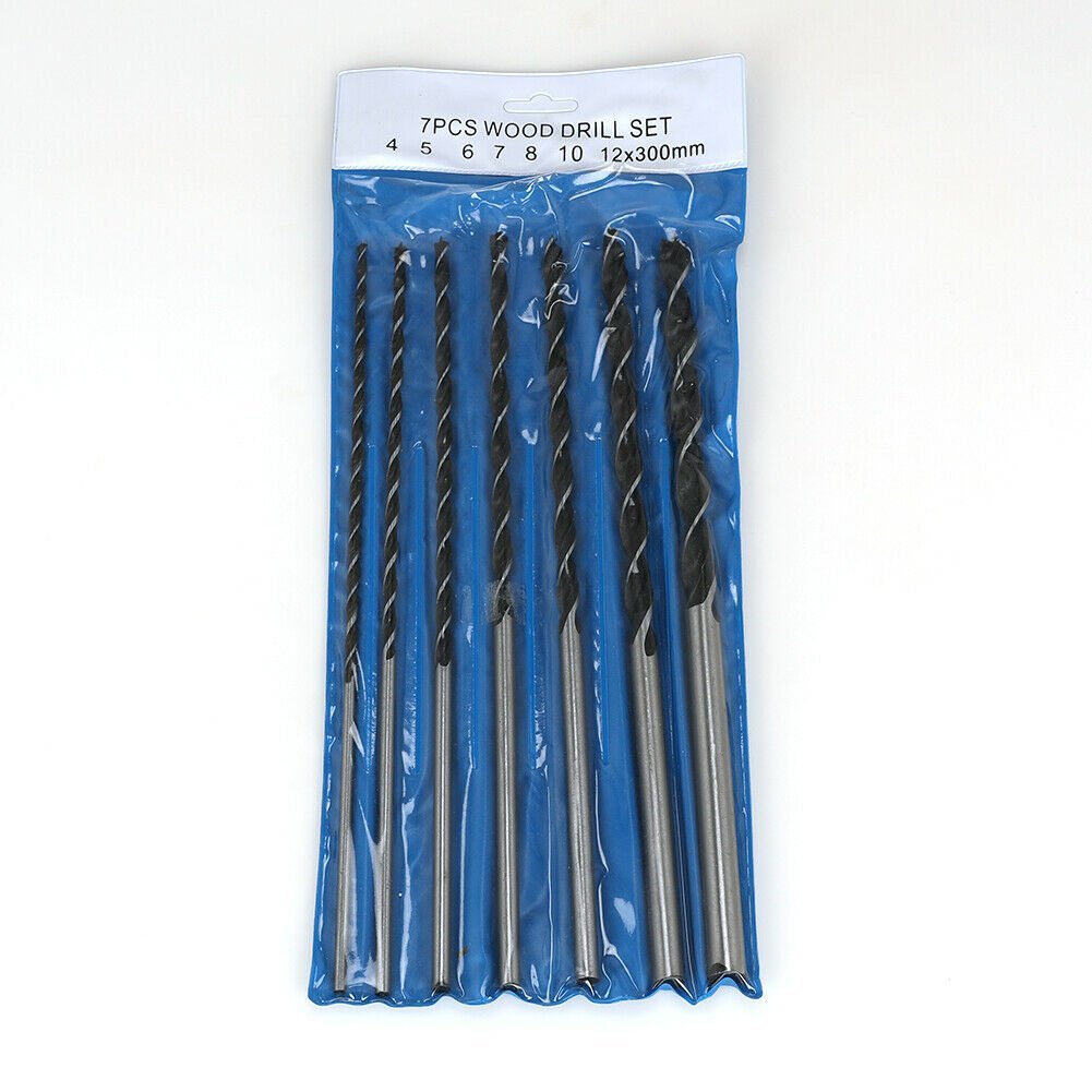 Uzun Ahşap Ağaç Delme Matkap Ucu Seti 300 mm 7 Parça ne işe yarar