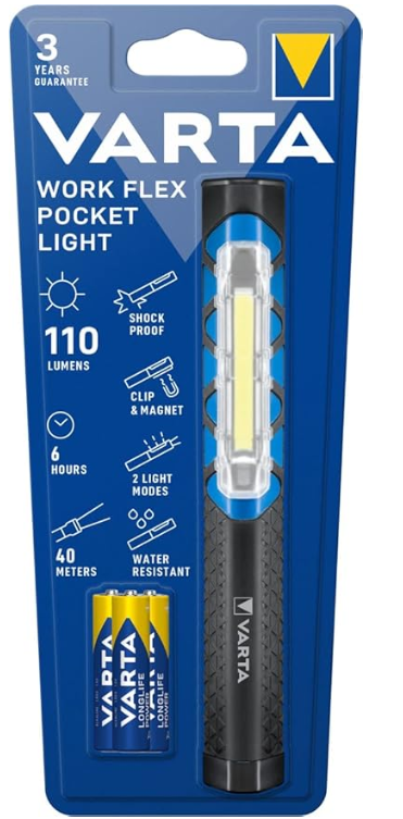 VARTA Work Flex Pocket Light Pilli Cep Feneri (17647101421) fiyatı