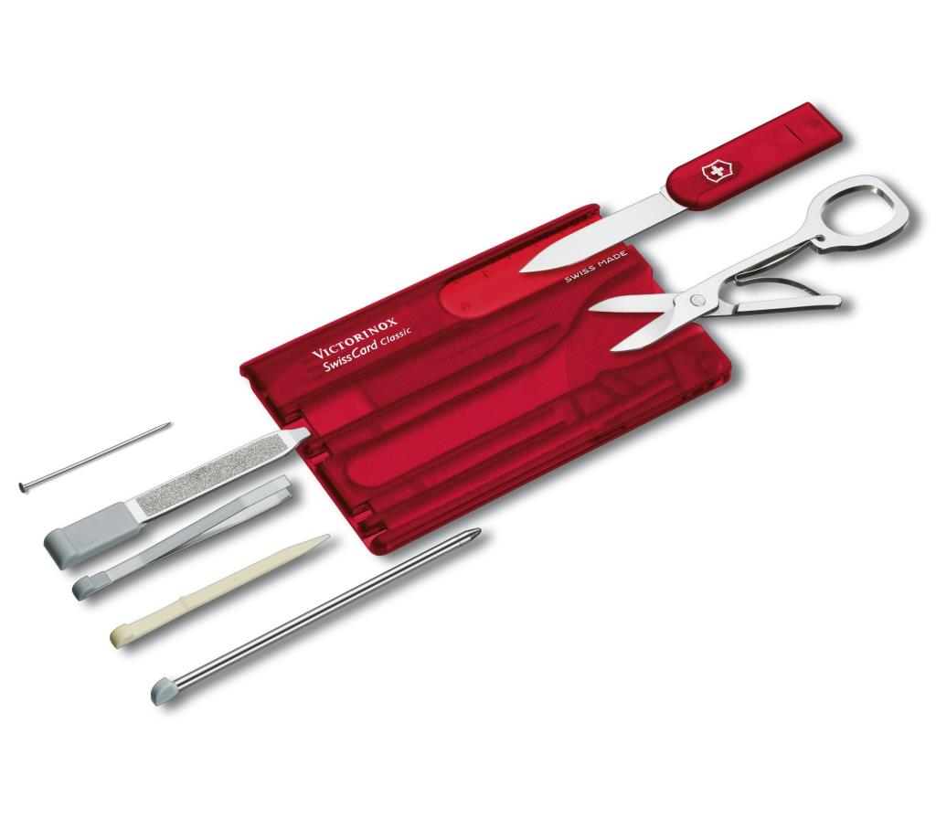 VICTORINOX 0.7100.T Swisscard Classic Ruby Kart Çakı nasıl kullanılır