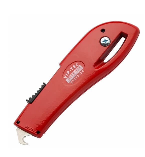 VIPTEC Emniyetli Halıcı Tip Kanca Maket Bıçağı (VT875120) nasıl kullanılır