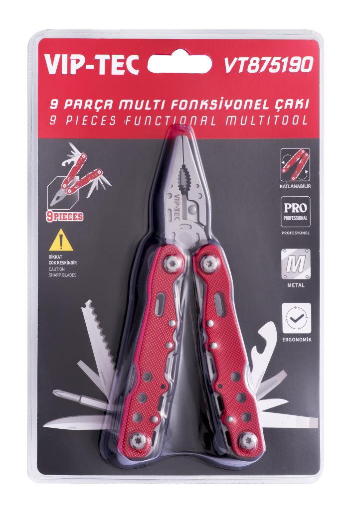VIPTEC VT875190 Katlanabilir Çok  Amaçlı Çakı ne işe yarar