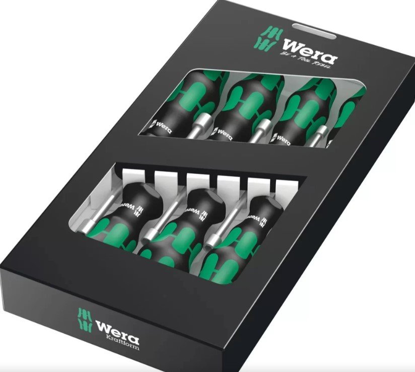 WERA 395/7 HO Lokma Tornavida Seti 7 Parça (05029510001) nasıl kullanılır