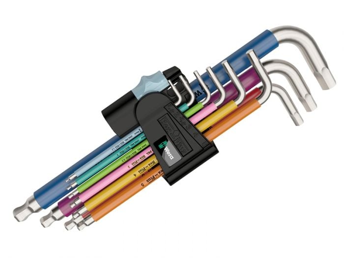 WERA 3950/9 SPKL Paslanmaz Top Başlı Uzun Alyan Anahtar Takımı (05022669001) fiyatı