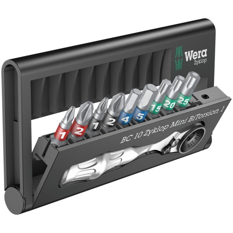 WERA Bit-Check 10 Zyklop Mini Dairesel Uç Seti (05057418001) fiyatı