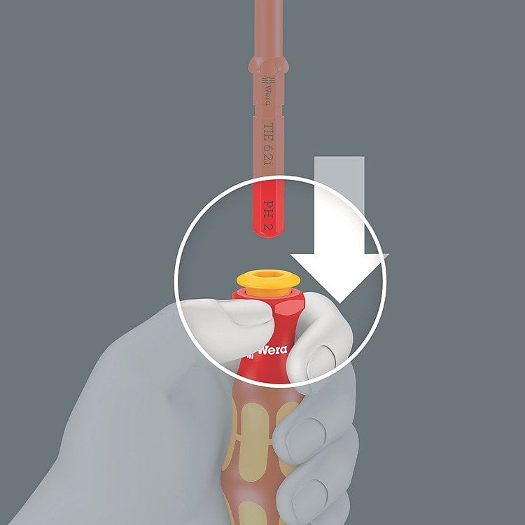 WERA KraftForm Kompact  VDE 7 Parça 1000 Volt İzoleli Tornavida Takımı (05006600001) ne işe yarar