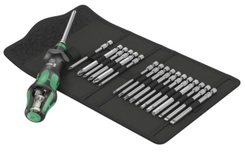 WERA Kraftform Kompakt Turbo Bits Tornavida Seti (05057482001) fiyatı