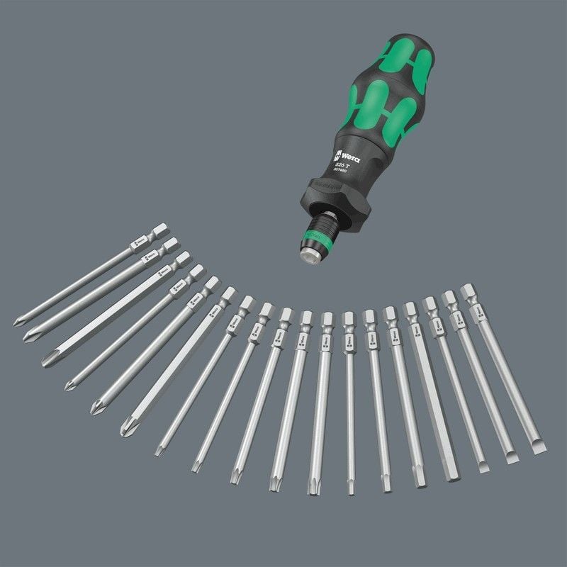 WERA Kraftform Kompakt Turbo Bits Tornavida Seti (05057482001) nereden bulurum