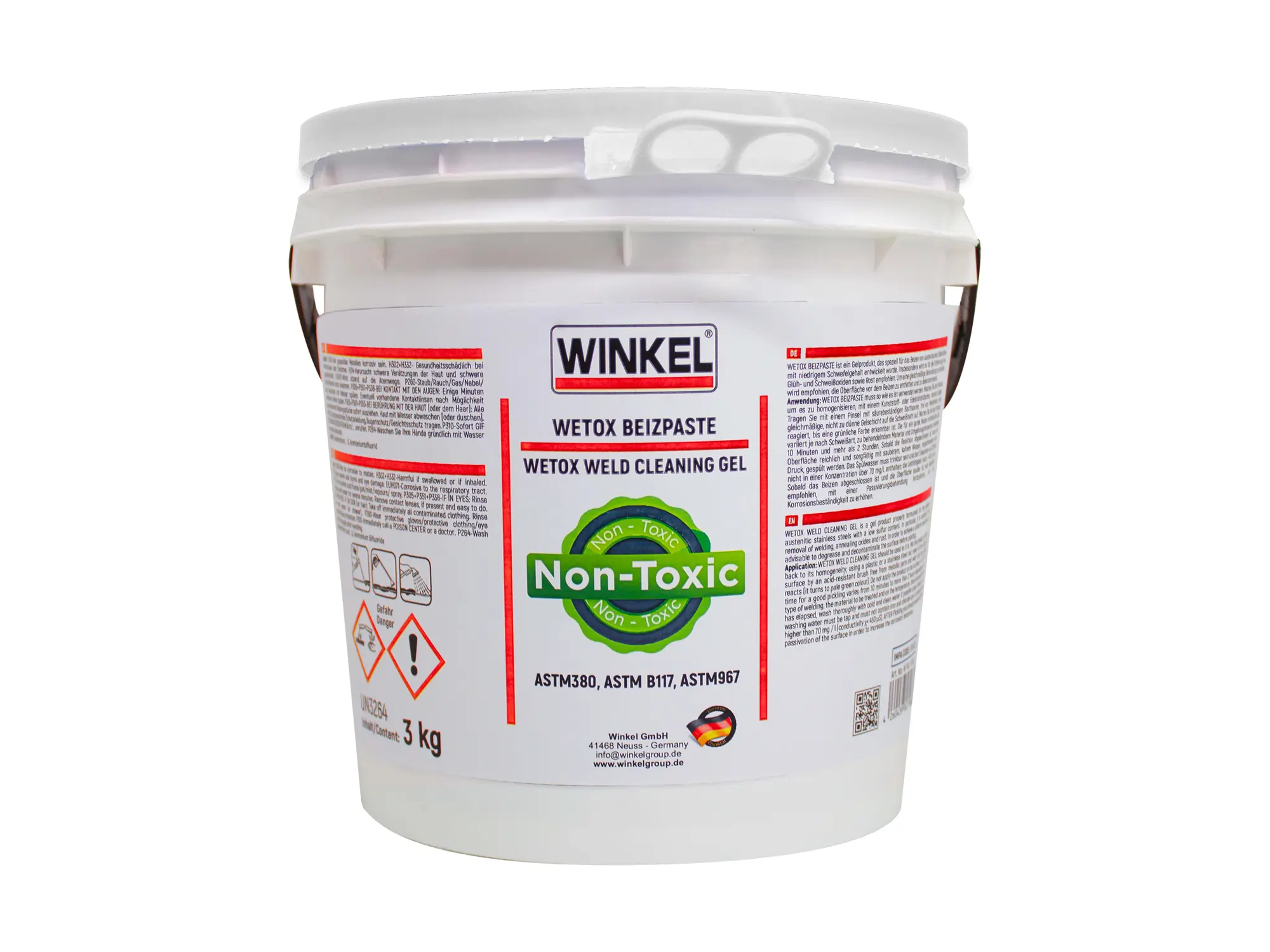 WINKEL Wetox Paslanmaz Kaynak Temizleme Jeli 3 kg (140618-3) fiyatı