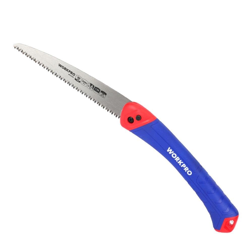 WORKPRO Katlanılabilir Ağaç Budama Testeresi 180 mm (WP333002) nasıl kullanılır