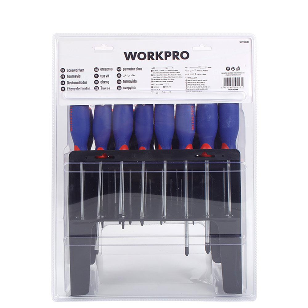 WORKPRO WP200507 100 Parça Duvar Askı Aparatlı Profesyonel CR-V Manyetik Tornavida ve Bits Uç Seti ne işe yarar