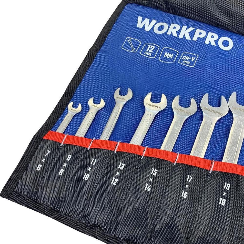 WORKPRO WP202507 6-32mm 12 Parça CR-V Profesyonel Açık Ağız Anahtar Takımı + Bez Taşıma Kılıfı nereden bulurum
