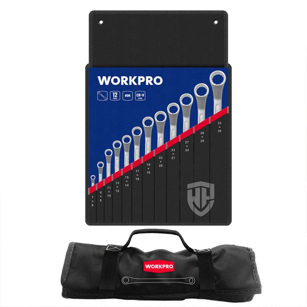 WORKPRO WP202510 6-32mm 12 Parça CR-V Profesyonel İki Ağızlı Yıldız Anahtar Takımı + Bez Taşıma Kılıfı ne işe yarar