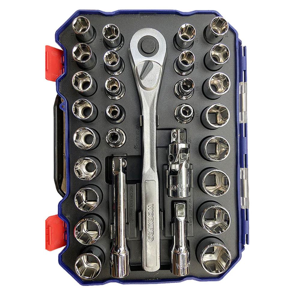 WORKPRO WP202525 30 Parça 1/2’’ CR-V Metrik/İnç Profesyonel Lokma Takımı nereden bulurum