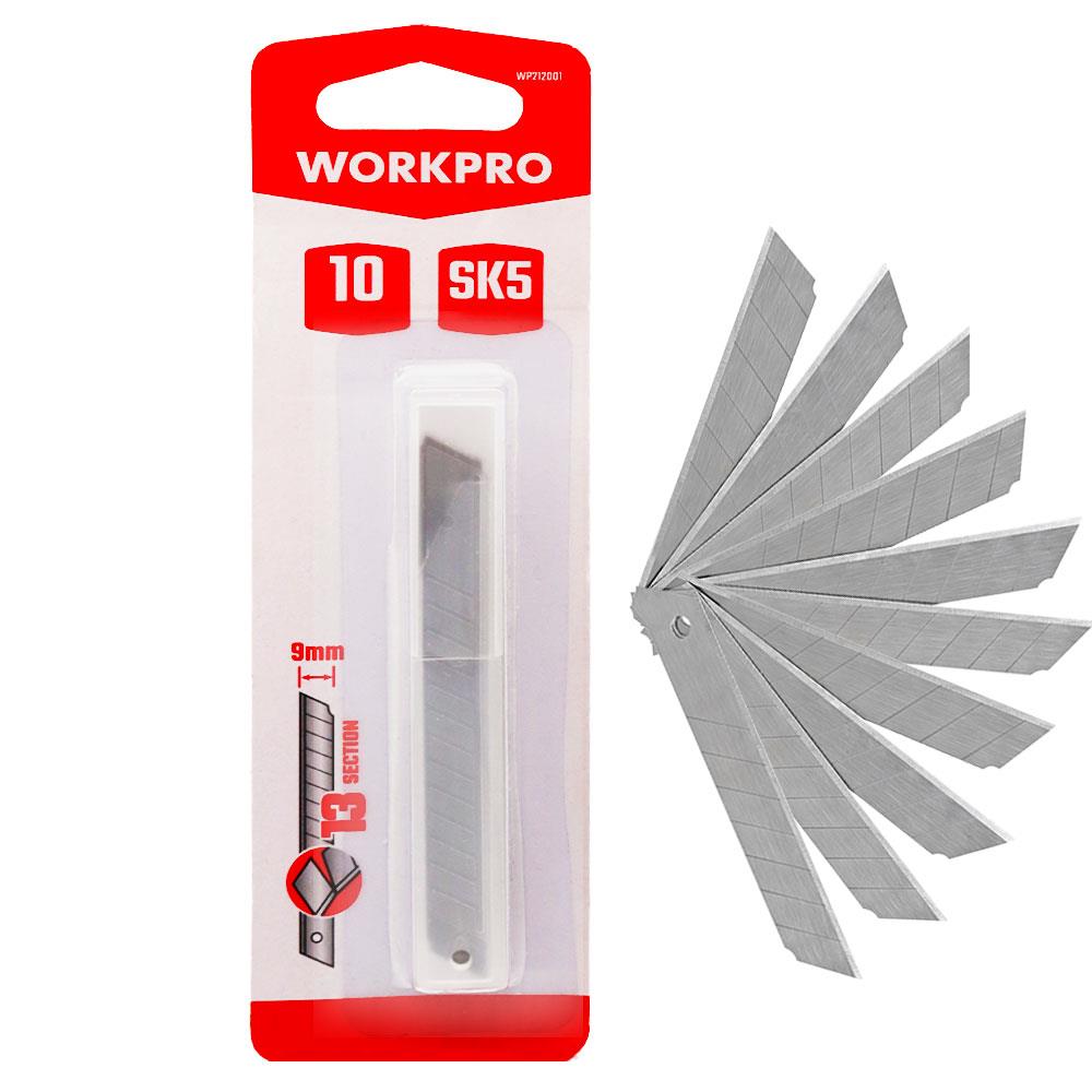 WORKPRO WP212001 9MM 10’Lu Maket Bıçağı Yedeği fiyatı