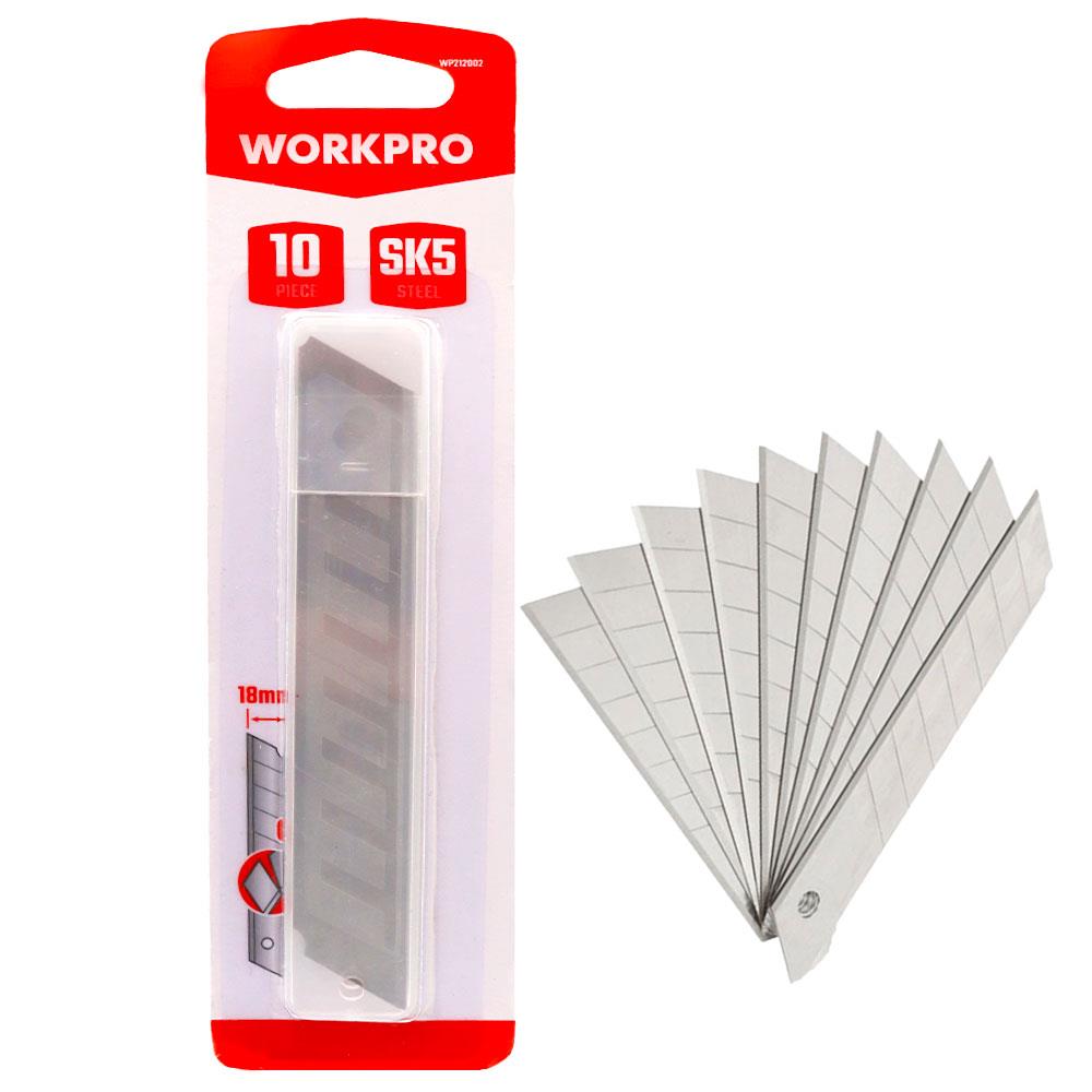 WORKPRO WP212002 18MM 10’Lu Maket Bıçağı Yedeği fiyatı