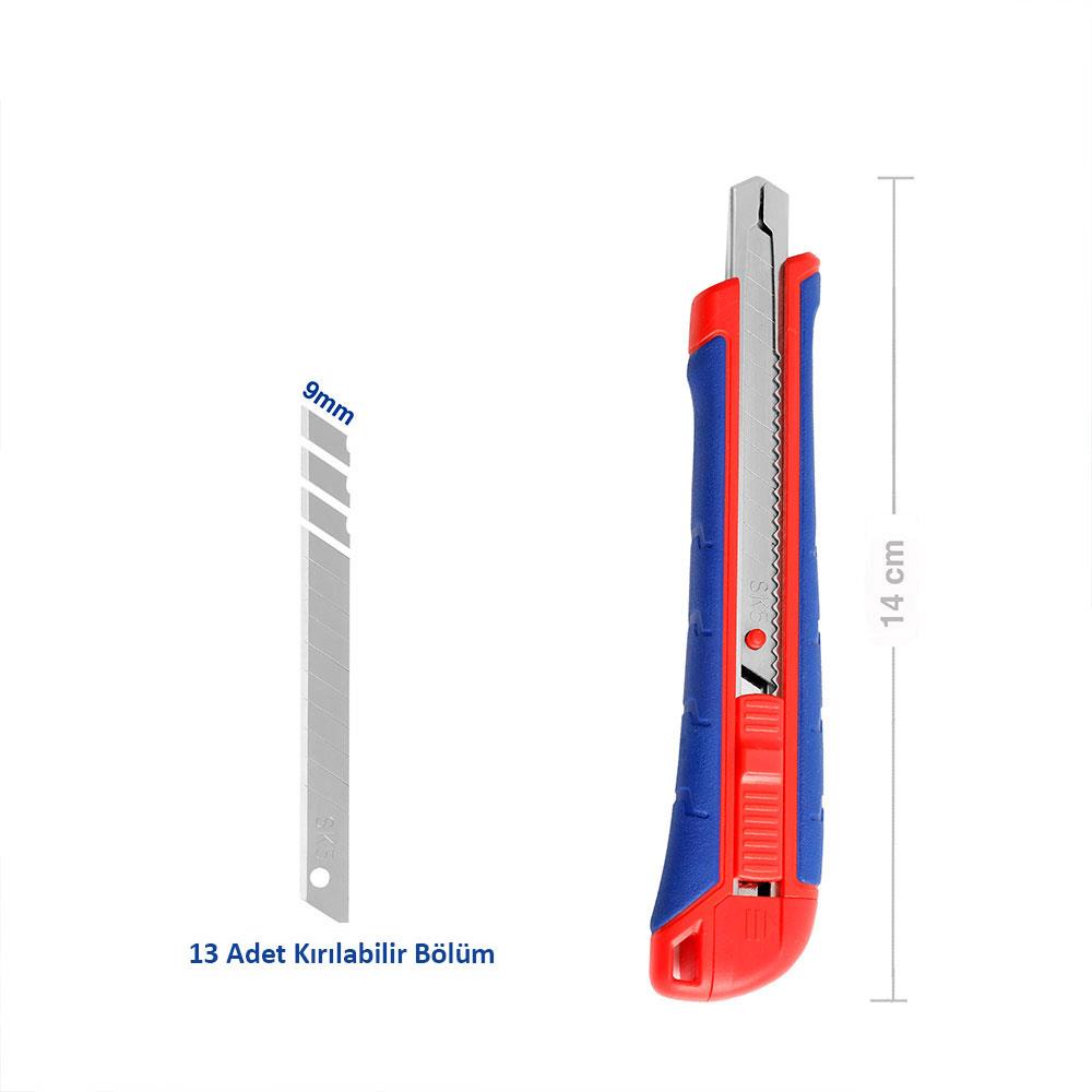 WORKPRO WP212008 9MM Ağır Hizmet Paslanmaz Çelik Kasa Maket Bıçağı ne işe yarar