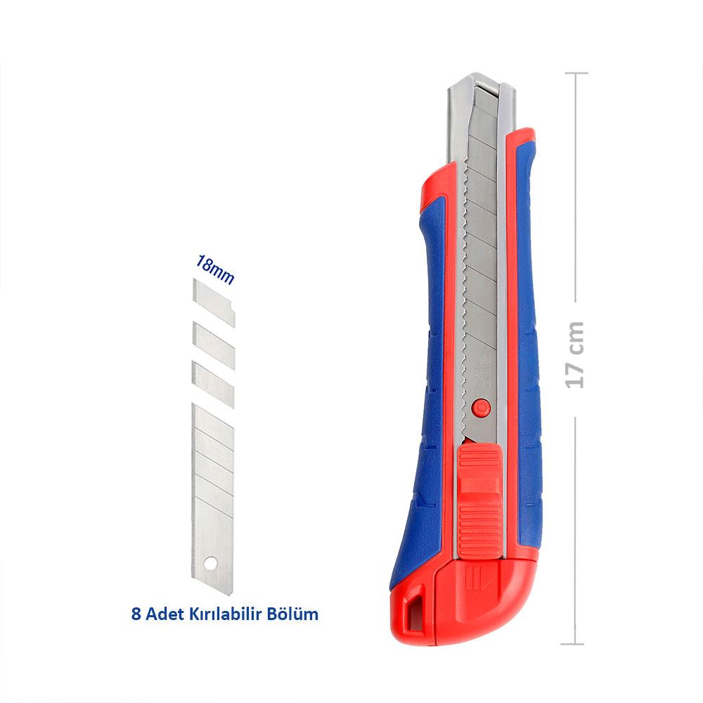 WORKPRO WP212009 18MM Ağır Hizmet Paslanmaz Çelik Kasa Maket Bıçağı ne işe yarar