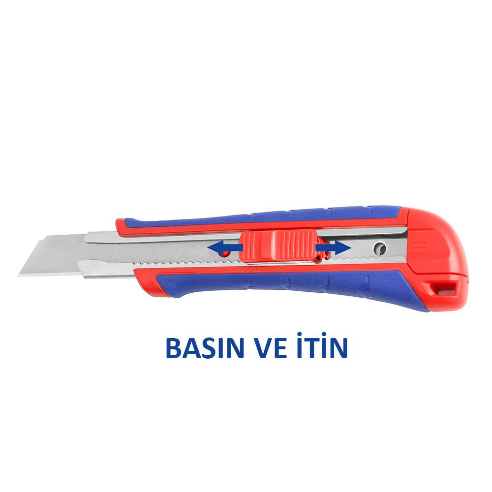 WORKPRO WP212009 18MM Ağır Hizmet Paslanmaz Çelik Kasa Maket Bıçağı ne işe yarar