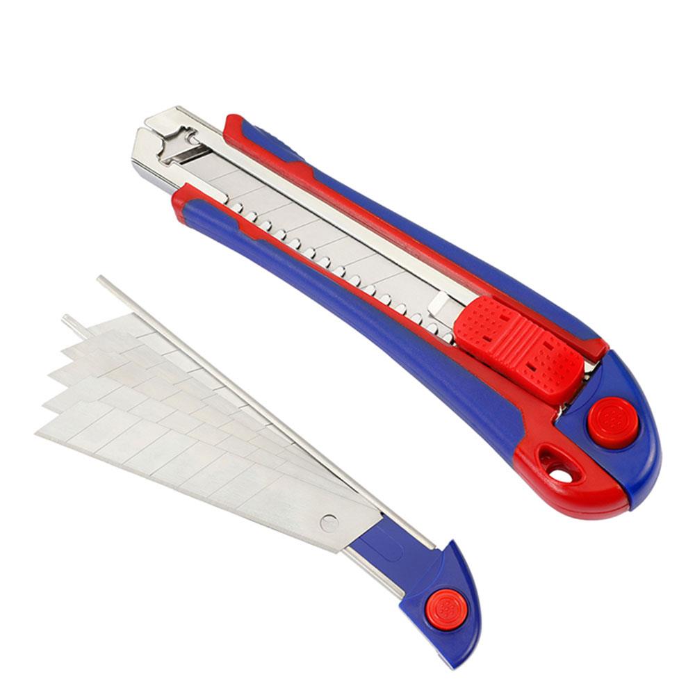 WORKPRO WP212011 18MM Ağır Hizmet Paslanmaz Çelik Kasa Yedek Kartuşlu Maket Bıçağı + 4 Adet Yedek Bıçak ne işe yarar