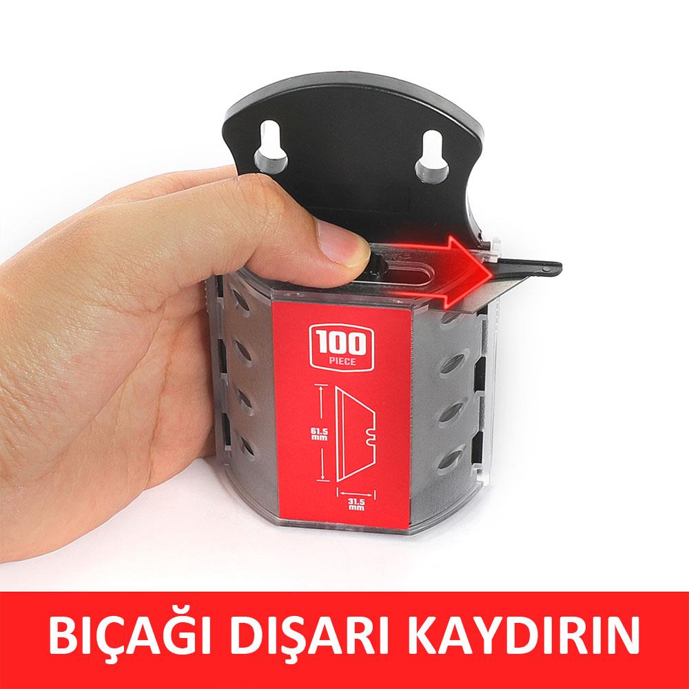 WORKPRO WP213003 100’Lü Rötuş Maket Bıçağı Yedeği nasıl kullanılır