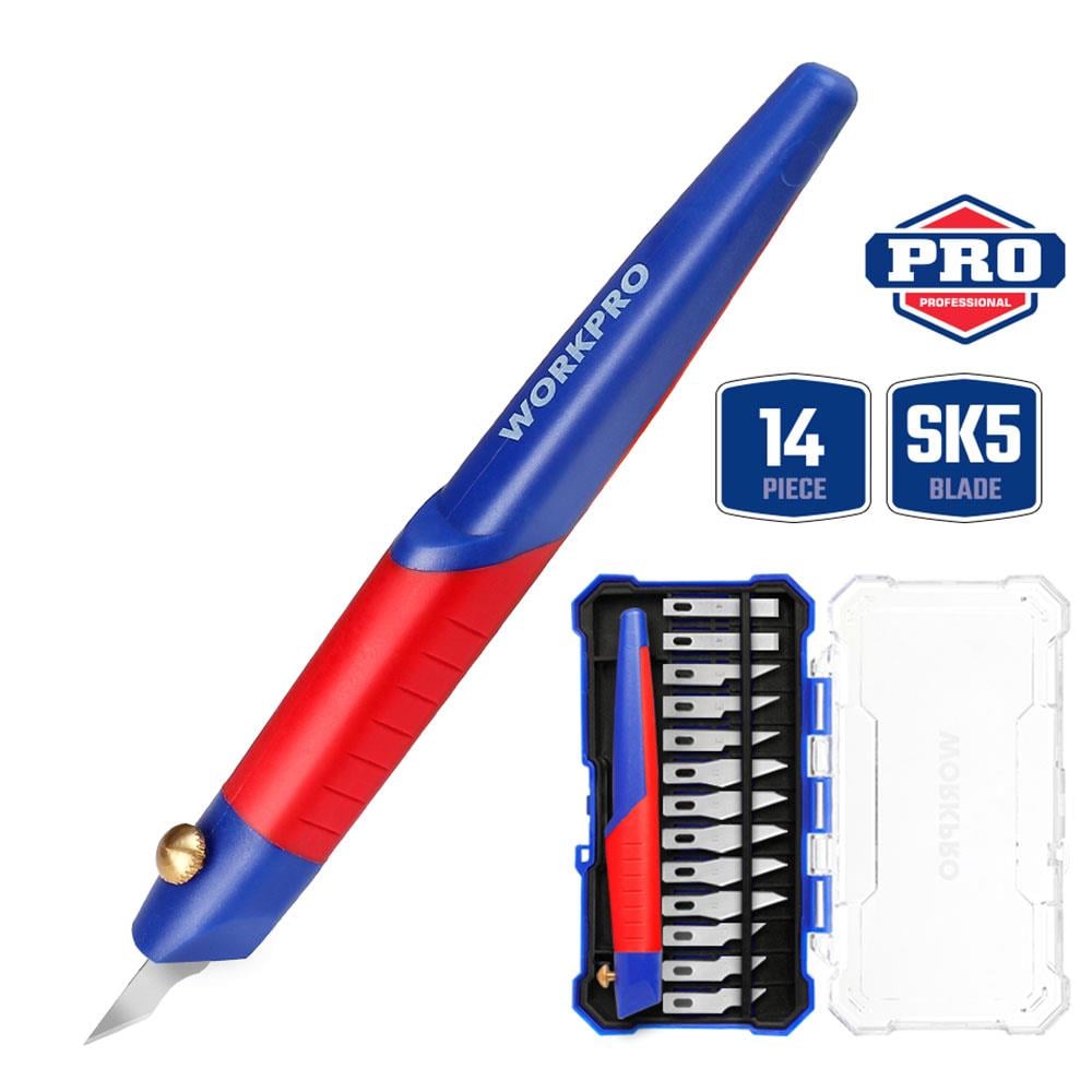 WORKPRO WP219005 14 Parça Profesyonel Hobi Maket Bıçağı Seti fiyatı
