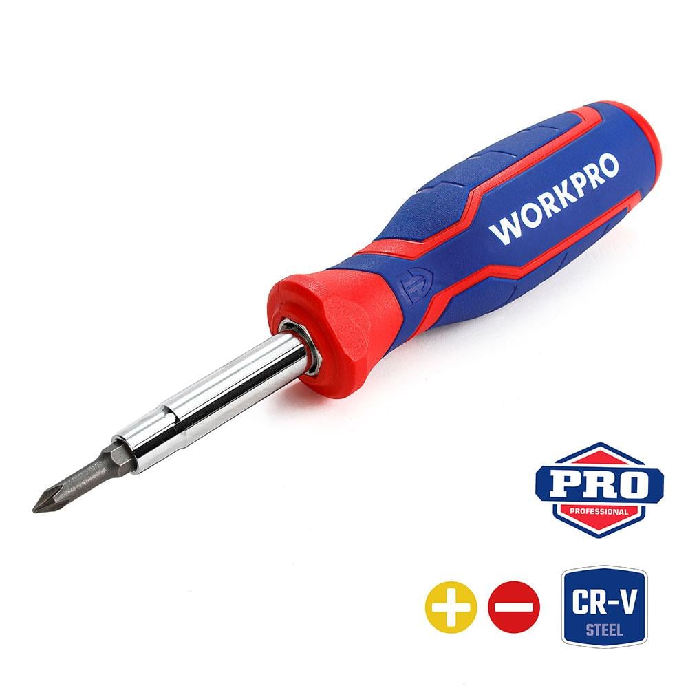 WORKPRO WP221046 6-IN-1 Profesyonel Çok Fonksiyonlu Değişken Uçlu Tornavida Seti nasıl kullanılır