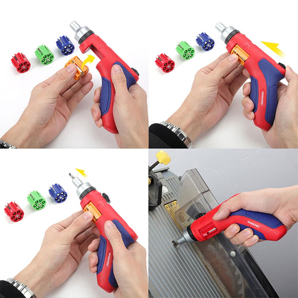 WORKPRO WP221048 24 Parça Profesyonel CR-V Kabzalı Cırcırlı Bits Tornavida Seti + Kemer Askılı Bez Taşıma Çantası ne işe yarar