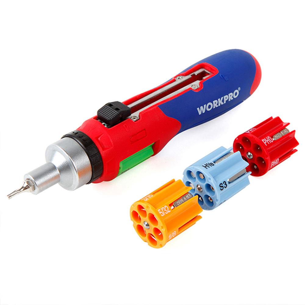 WORKPRO WP221056 24 Parça Profesyonel CR-V Cırcırlı Bits Tornavida Seti fiyatı