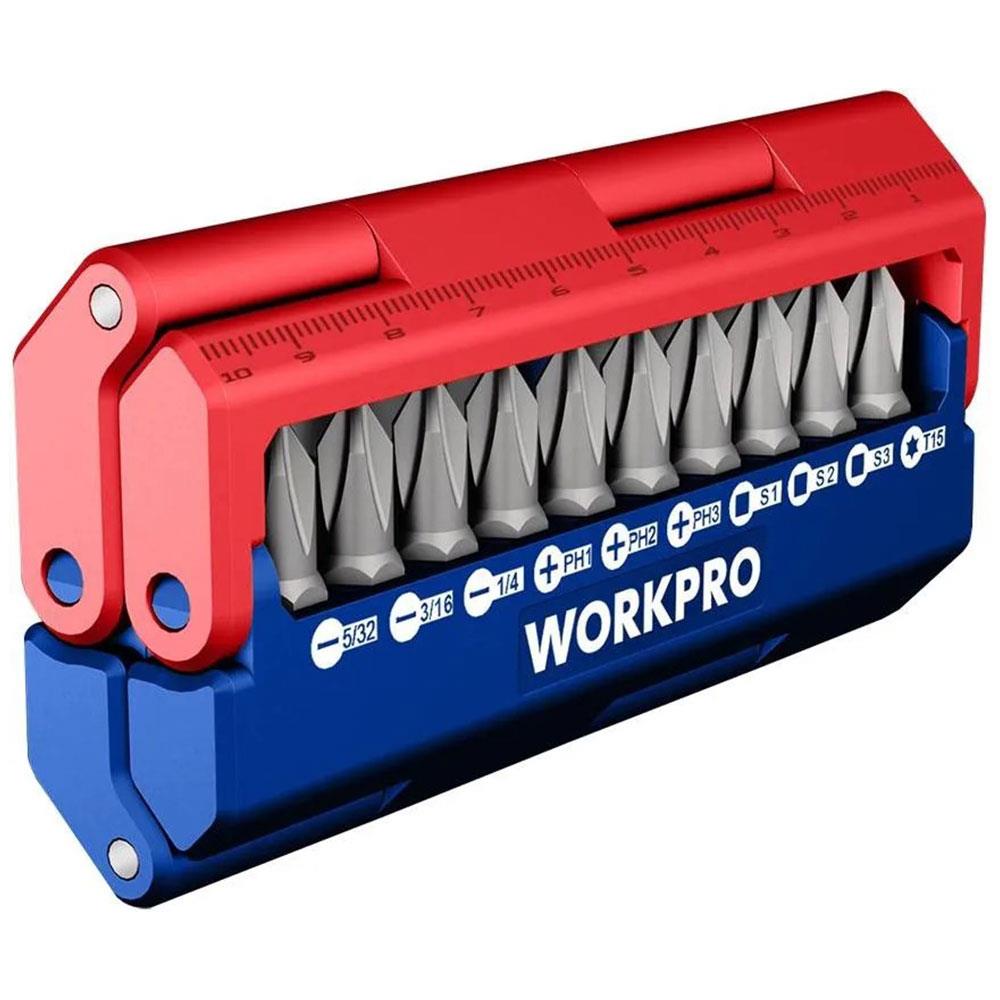 WORKPRO WP221062 13 Parça Manyetik CR-V Vidalama Bits Uç Seti ne işe yarar