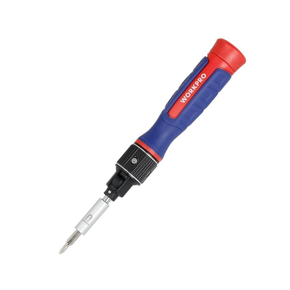 WORKPRO WP221070 9-IN-1 Profesyonel CR-V Cırcırlı Manyetik Hassas Tornavida Seti fiyatı