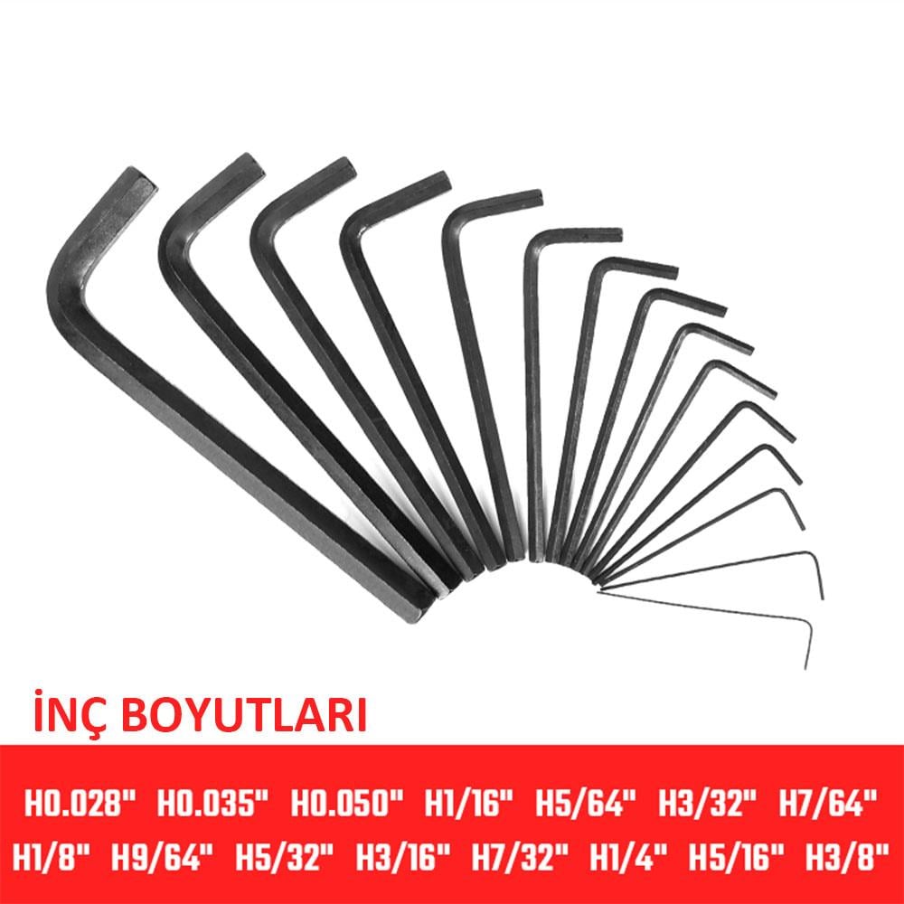 WORKPRO WP222018 30 Parça Uzun Boy CR-V Metrik/İnç Profesyonel Allen Anahtar Takımı nereden bulurum