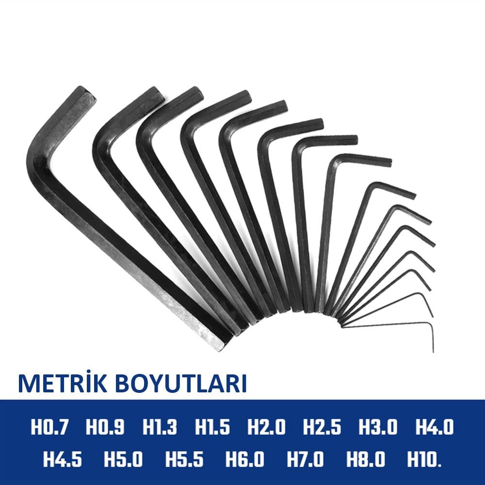 WORKPRO WP222018 30 Parça Uzun Boy CR-V Metrik/İnç Profesyonel Allen Anahtar Takımı ne işe yarar