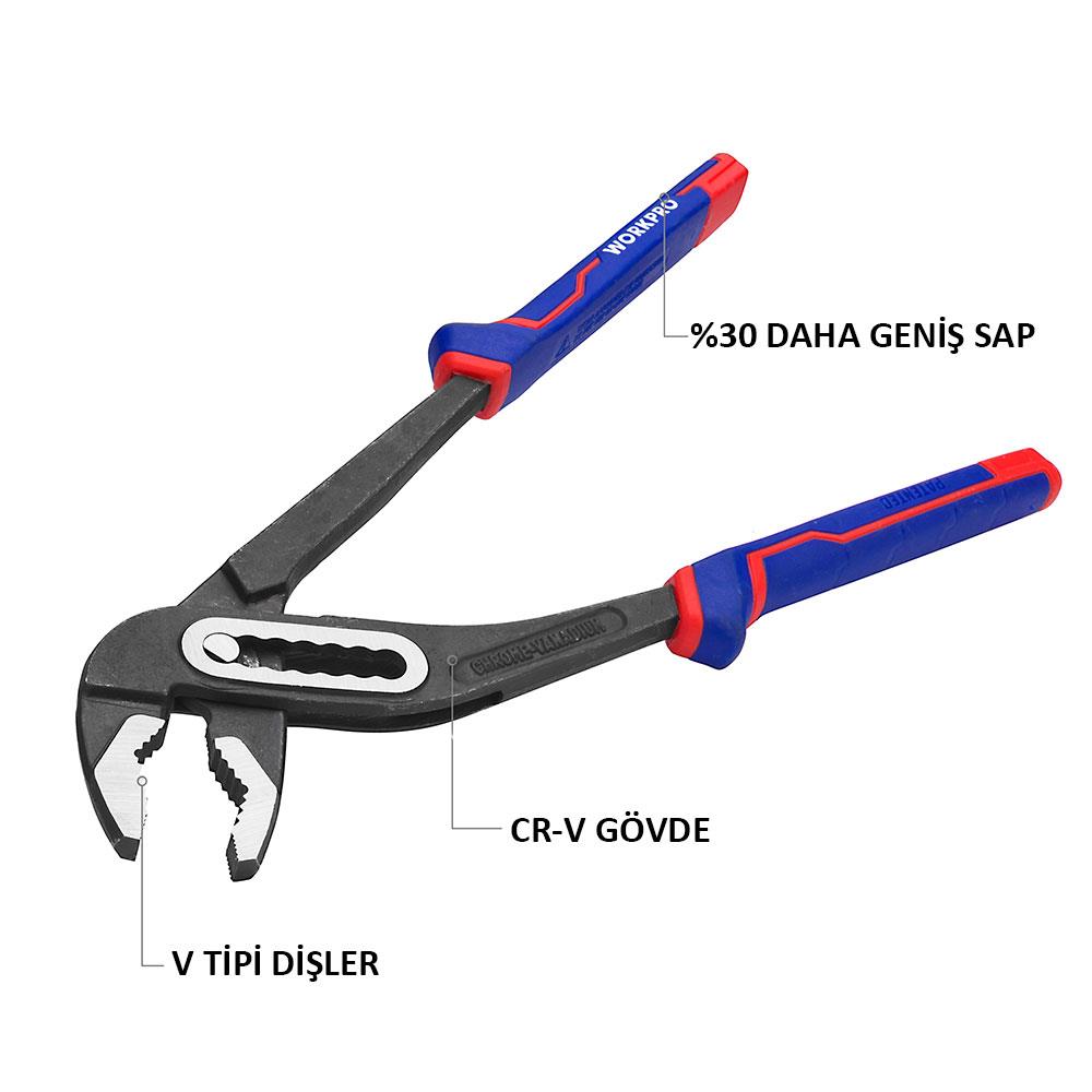 WORKPRO WP231029 300MM CR-V Profesyonel Fort Pense nasıl kullanılır