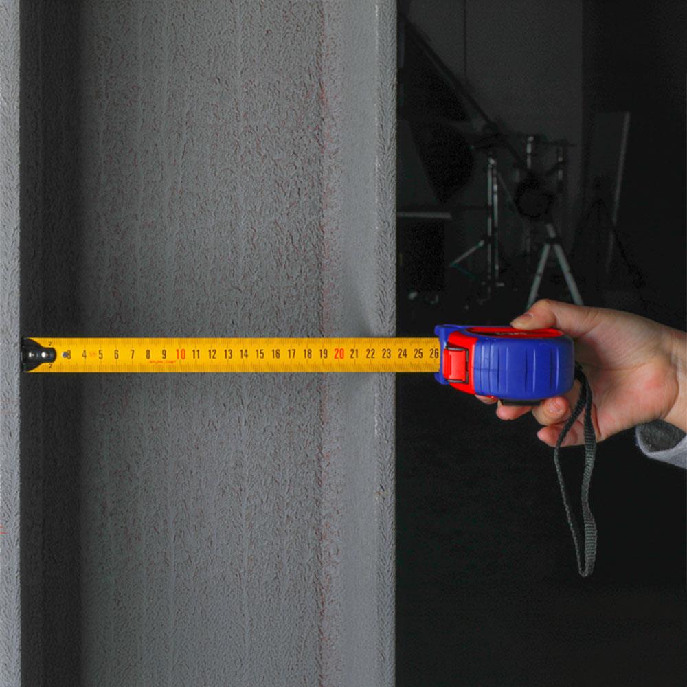 WORKPRO WP261041 5Mx25mm Naylon Kaplama Sarı Çift Taraflı Manyetik Çelik Şerit Metre ne işe yarar