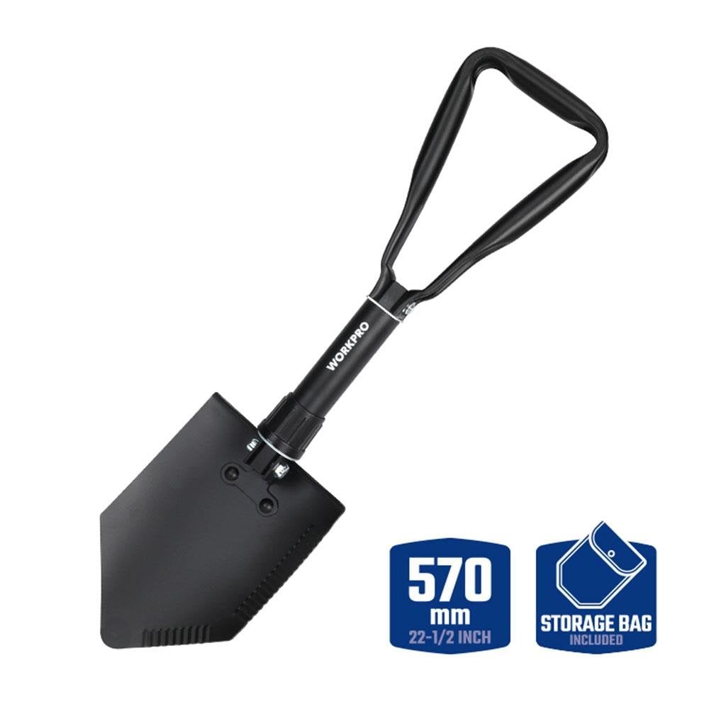 WORKPRO WP335006 570MM Katlanabilir Çok Amaçlı Profesyonel Kamp Küreği fiyatı