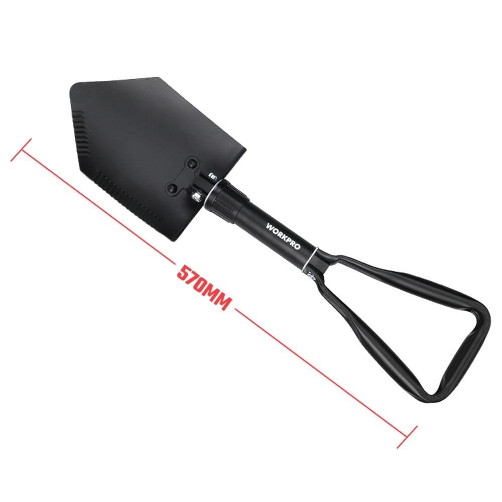 WORKPRO WP335006 570MM Katlanabilir Çok Amaçlı Profesyonel Kamp Küreği nasıl kullanılır