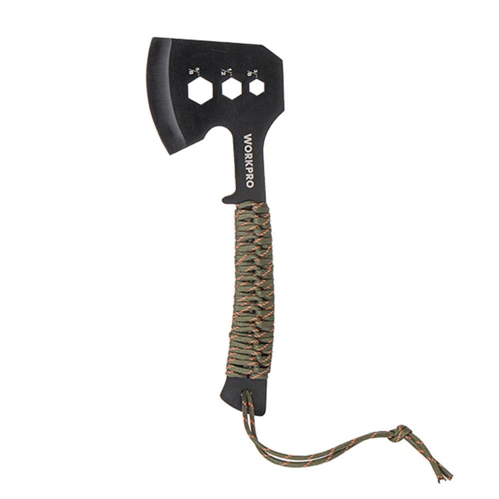 WORKPRO WP383002 250MM Çok Fonksiyonlu Kamp Baltası + Magnezyum Ateşleyici fiyatı