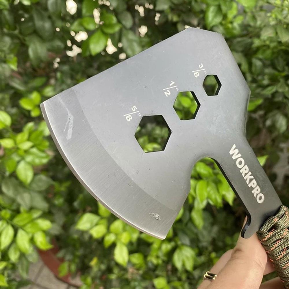 WORKPRO WP383002 250MM Çok Fonksiyonlu Kamp Baltası + Magnezyum Ateşleyici ne işe yarar