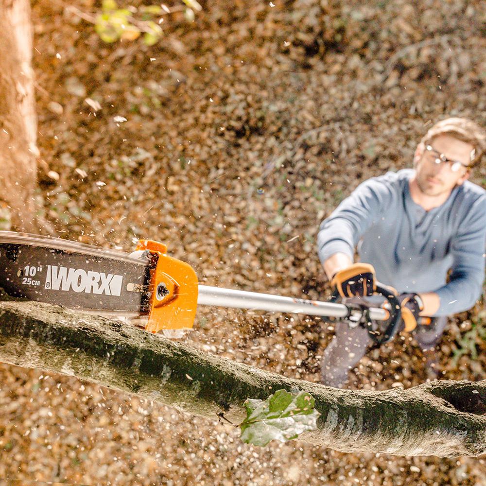 WORX WA0222 WG186E.1 ile Uyumlu 25CM Teleskobik Uzatmalı Zincirli Dal Budama Başlığı ne işe yarar