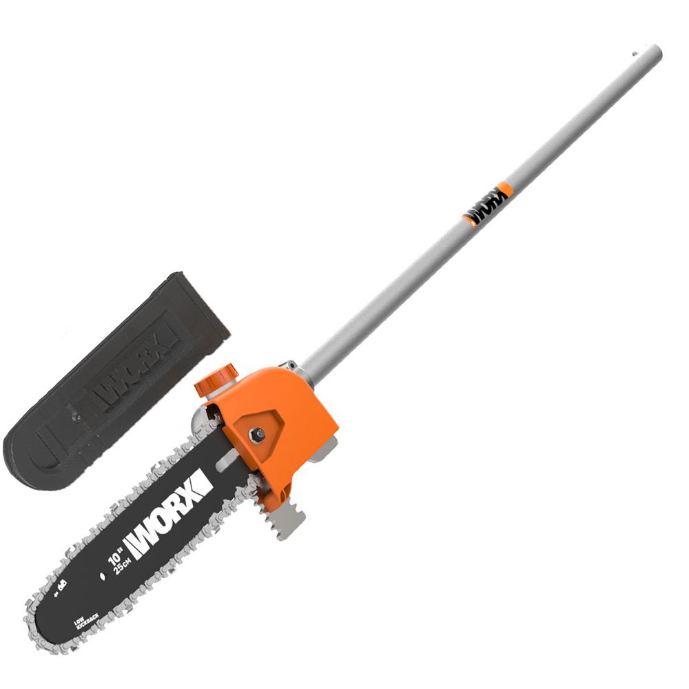 WORX WA0222 WG186E.1 ile Uyumlu 25CM Teleskobik Uzatmalı Zincirli Dal Budama Başlığı fiyatı