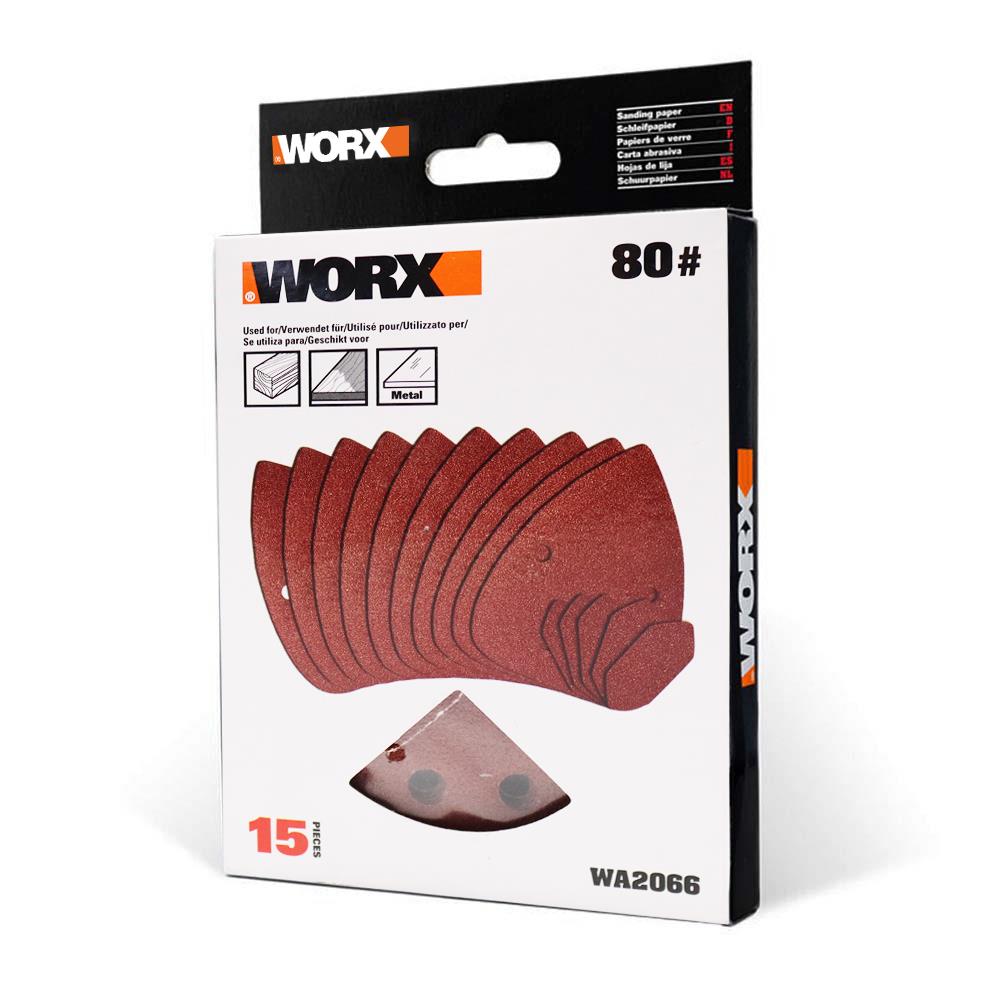 WORX WA2066 140x90mm 80 Kum, 15 Adet Cırtlı Universal Mouse Zımpara Kâğıdı ne işe yarar