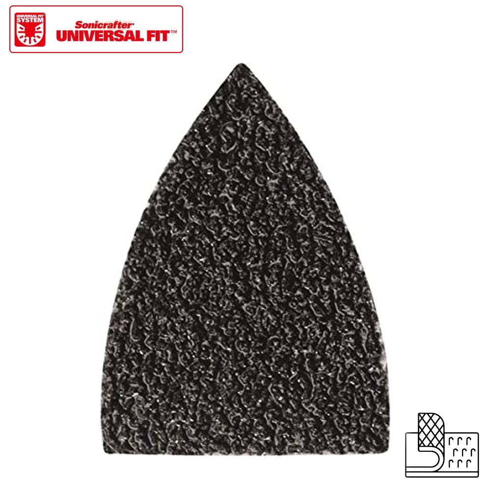 WORX WA2121 Çok Amaçlı Raspalama Makinası İçin 34x34mm 20Adet 80Kum Cırtlı Universal Parmak Zımpara Kâğıdı fiyatı