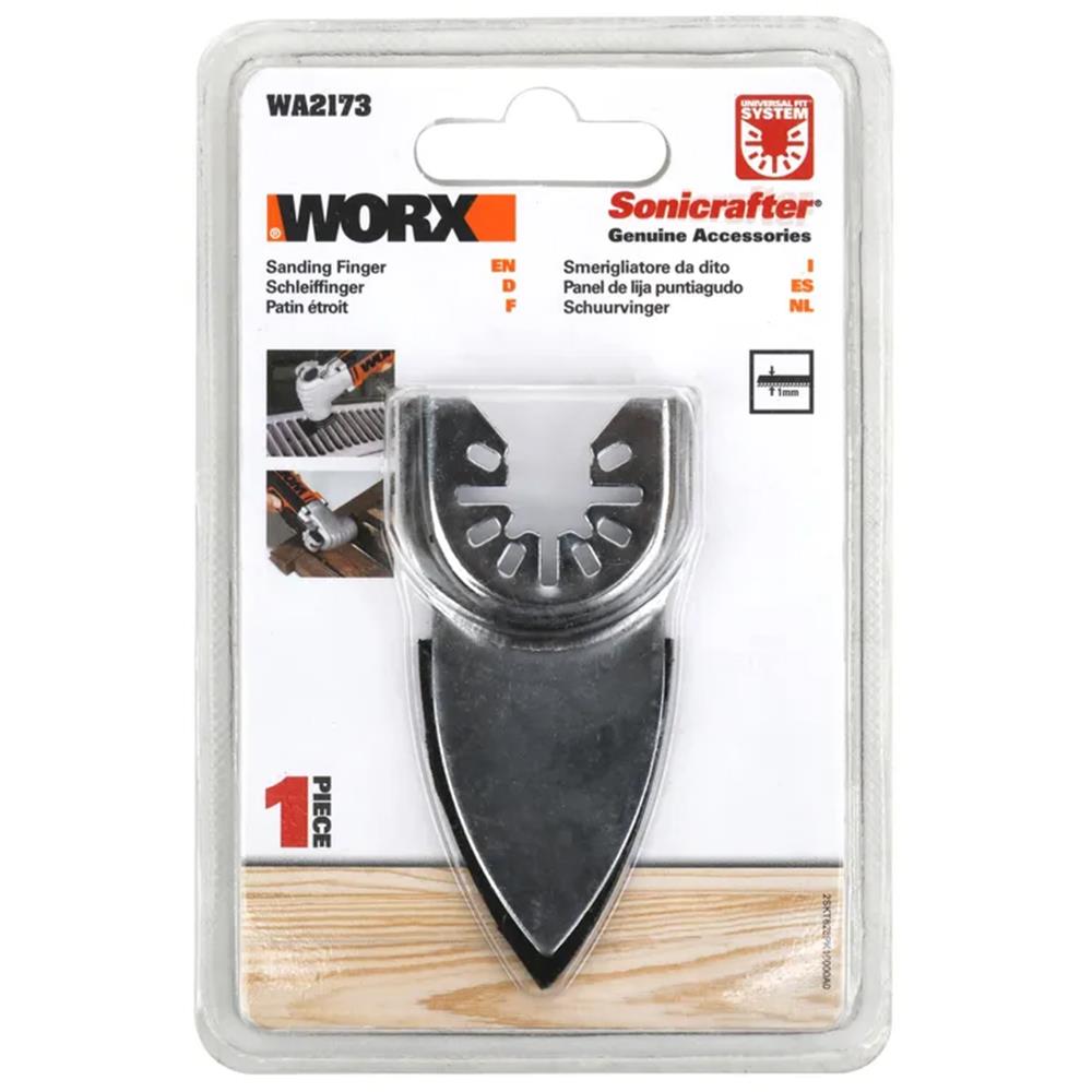 WORX WA2173 Çok Amaçlı Raspalama Makinası İçin 1mm Cırtlı Universal Parmak Zımpara Tabanı ne işe yarar