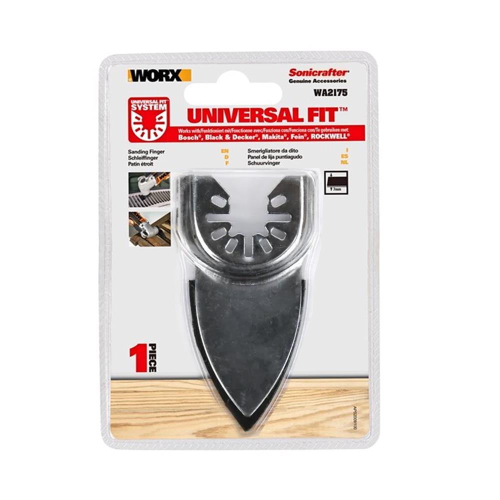 WORX WA2175 Çok Amaçlı Raspalama Makinası İçin 7mm Cırtlı Universal Parmak Zımpara Tabanı ne işe yarar
